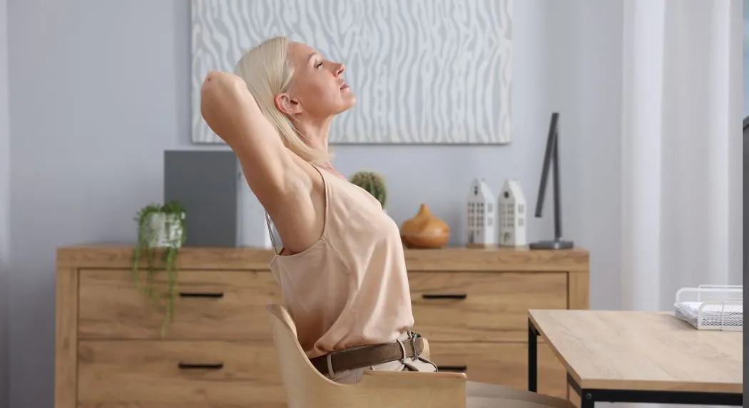 Seated Stretch: A Mini Yoga Break