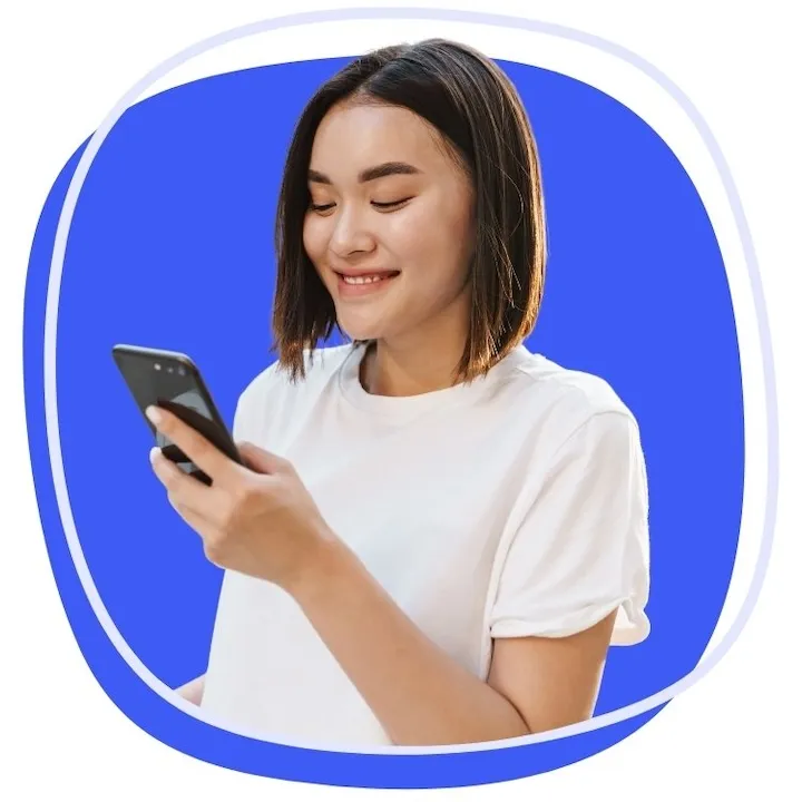 Student learning English